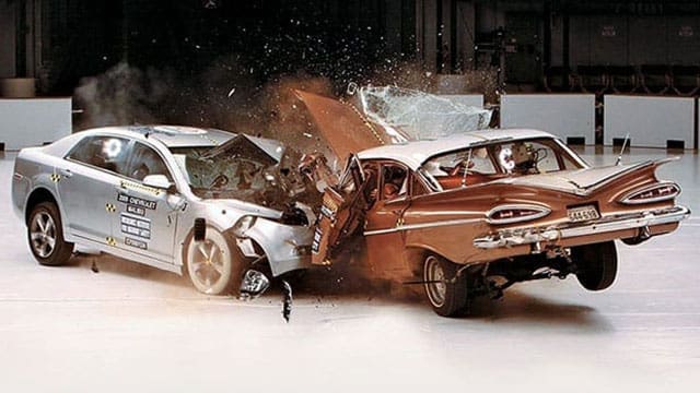 Bel Air vs Malibu crash test