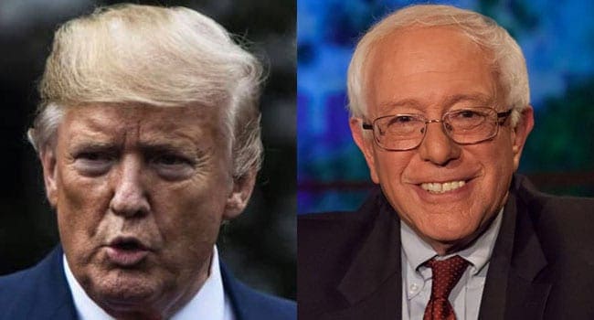 trump sanders Are Trump and Sanders two sides of the same coin?
