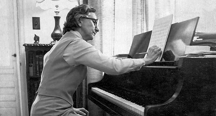 Violet Archer piano composr instrument music Artifacts from composer’s life included in international registry