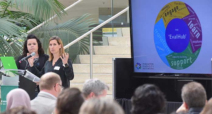 Professor Rebecca Gokiert Evaluation in the Community Context ueval Students help groups improve programs through evaluation