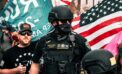 trump supporter protest america riot A year after U.S. citizens stormed the Capitol, America remains upside down
